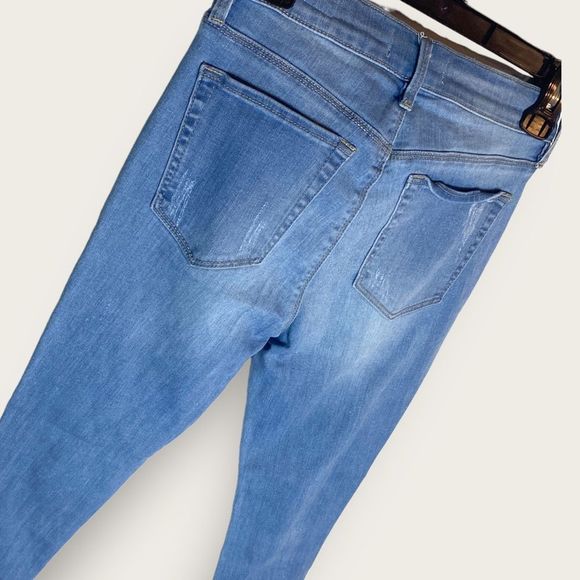 Pacsun Light Wash Blue Stretch Denim Skinny Jeggings Women's Size 27 Exc Cond - Picture 7 of 9